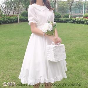 ゴスロリ 白 ワンピースの商品一覧 通販 Yahoo ショッピング