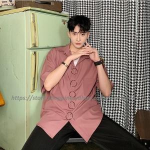 韓国 ファッション メンズ 夏 メンズシャツ カジュアルシャツ の商品一覧 トップス ファッション 通販 Yahoo ショッピング