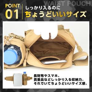 ウエストポーチ メンズ 仕事用 レディース バ...の詳細画像2
