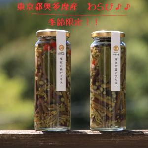 ピクルス　東京の森ピクルス　わらび　国産　東京都産　奥多摩産　190ｇ入り（固形量100ｇ）