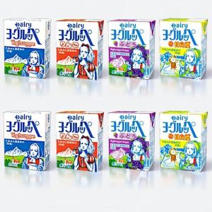 ヨーグルッペ 20本 詰め合わせ (4種類各5本) 定番のリンゴ味とぶどう味に加え期間限定の日向夏味のセット
