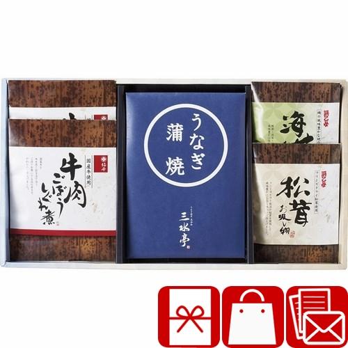 香典返し 品物 5000円 祖供養品 法事のお返し お礼 三河一色産うなぎの蒲焼・柿安・お吸物セット...