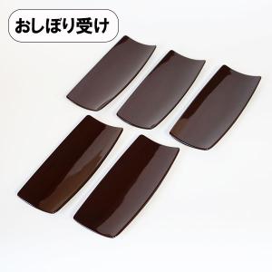 おしぼり トレー トレイ おしぼり受け 竹 木製 竹舟 5個 天然木