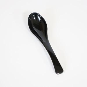 レンゲ スプーン 食洗機対応 日本製 黒 15...の詳細画像1