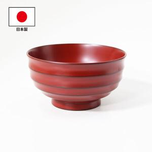 越前塗 食洗機対応 仙才汁椀 溜内朱 日本製 木製 普段使い お椀 漆塗り
