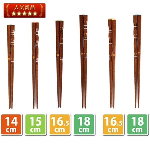 三点支持箸 矯正箸 しつけ箸 躾箸 はし上手 子供用 右利き 18cm 16.5cm 15cm 14...