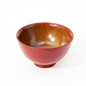 お椀 汁椀 木製 兼六 朱 漆器 漆塗り 30...の詳細画像3