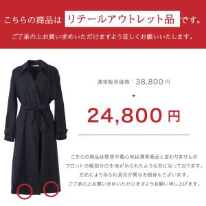 【リテールアウトレット品】 ロングコート シル...の詳細画像1