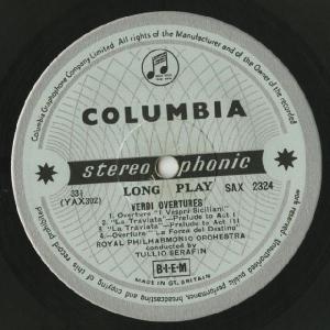 <中古LPレコード>ヴェルディ:序曲集/ナブッ...の詳細画像1
