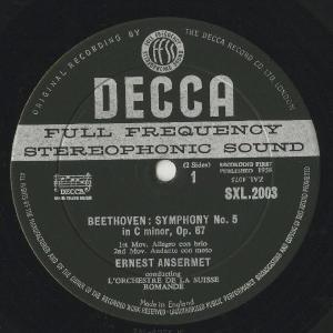 <中古LPレコード>ベートーヴェン:交響曲5番...の詳細画像1