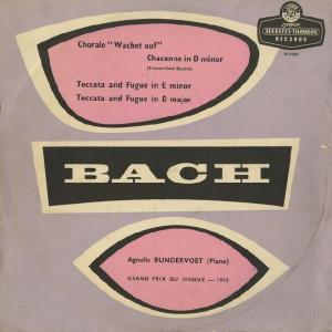 ＜中古LPレコード＞「バッハ・リサイタル」目覚めよと呼ぶ声あり，シャコンヌ（無伴奏Ｖｎパルティータ２番Ｂ．１００４），トッカータＢ．９１２・９１４