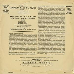 <中古LPレコード>モーツァルト:交響曲29番...の詳細画像1