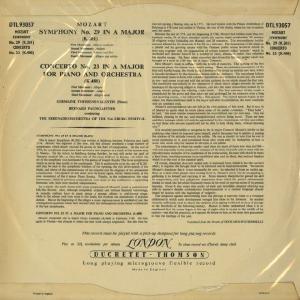 <中古LPレコード>モーツァルト:交響曲29番...の詳細画像1