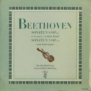 ＜中古LPレコード＞ベートーヴェン：Ｖｎソナタ９番「クロイツェル」Ｏｐ．４７，３番Ｏｐ．１２