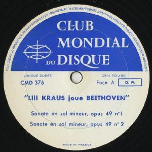 <中古LPレコード>モーツァルト:Pfソナタ1...の詳細画像3