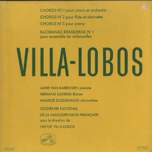 ＜中古LPレコード＞ヴィラ・ロボス：ショーロ２，５，１１番，バキアナ・ブラジレイラ１番