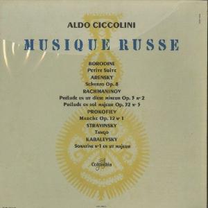 ＜中古LPレコード＞「ロシアＰｆ曲集」ボロディン：小組曲，アレンスキー：スケルツォＯｐ．８，ラフマニノフ：前奏曲Ｏｐ．３−２・３２−５，他
