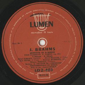 <中古LPレコード>ブラームス:Cl五重奏曲O...の詳細画像2