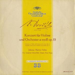 ＜中古LPレコード＞ドヴォルザーク：Ｖｎ協奏曲Ｏｐ．５３