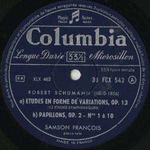 <中古LPレコード>シューマン:交響的練習曲O...の詳細画像2