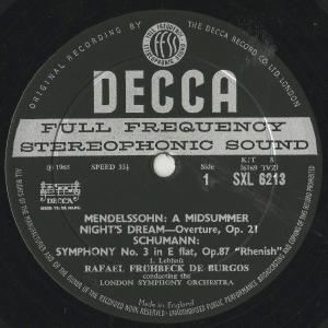 <中古LPレコード>シューマン:交響曲3番Op...の詳細画像2