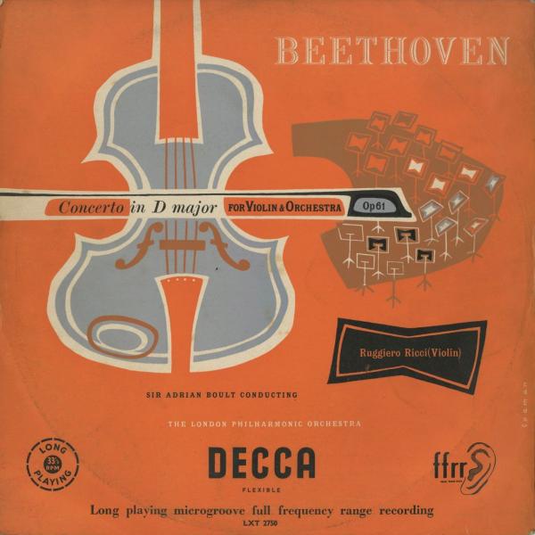 ＜中古クラシックLPレコード＞ベートーヴェン：ヴァイオリン協奏曲Ｏｐ．６１/Ｒ．リッチ（ｖｎ）Ａ．ボ...