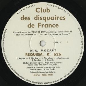 <中古クラシックLPレコード>モーツァルト:レ...の詳細画像1