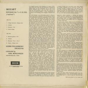 <中古クラシックLPレコード>モーツァルト:セ...の詳細画像1