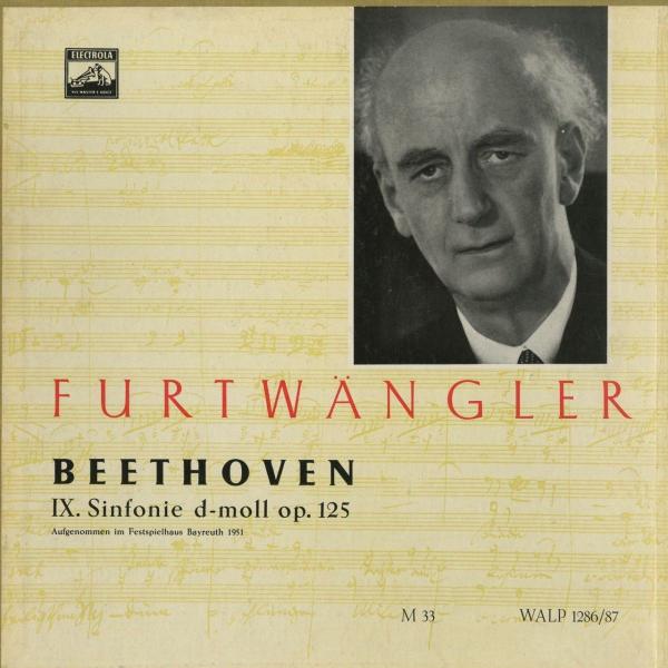 ＜中古クラシックLPレコード＞ベートーヴェン：交響曲9番「合唱」/Ｗ．フルトヴェングラー指揮バイロイ...