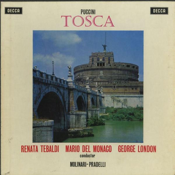 ＜中古クラシックLPレコード＞プッチーニ：「トスカ」（全曲）/Ｆ．モリナーリ・プラデッリ指揮聖チェチ...