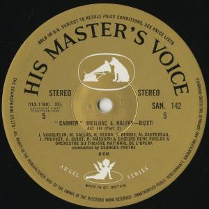 <中古クラシックLPレコード>ビゼー:カルメン...の詳細画像4