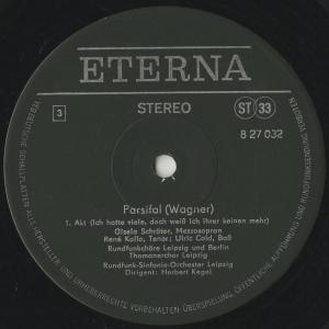 <中古クラシックLPレコード>ワーグナー:パル...の詳細画像3