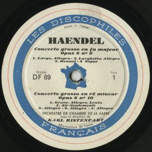 <中古クラシックLPレコード>ヘンデル:合奏協...の詳細画像1