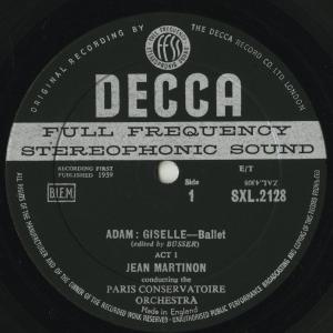 <中古クラシックLPレコード>アダン:バレエ音...の詳細画像2