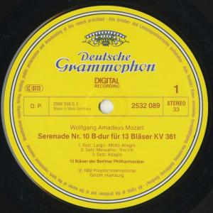 <中古クラシックLPレコード>モーツァルト:セ...の詳細画像2