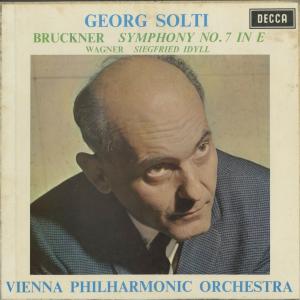 ＜中古クラシックLPレコード＞ブルックナー：交響曲7番，ワーグナー：ジークフリート牧歌/Ｇ.ショルティ指揮ウィーンｐｏ./英DECCA：SET 323-4