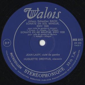 <中古クラシックLPレコード>バッハ:室内楽集...の詳細画像4