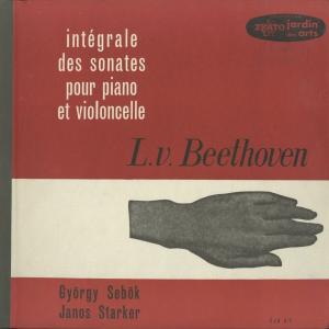 ＜中古クラシックLPレコード＞ベートーヴェン：チェロ・ソナタ（全5曲）/Ｊ.シュタルケル（ｖｃ）Ｇ.シェベック（ｐｆ）/仏ERATO：EJAS 6-7