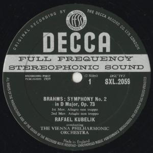 <中古クラシックLPレコード>ブラームス:交響...の詳細画像2