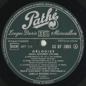 <中古クラシックLPレコード>シューベルト:歌...の詳細画像2