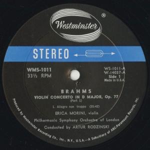 <中古クラシックLPレコード>ブラームス:ヴァ...の詳細画像3