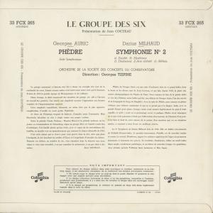 <中古クラシックLPレコード>「フランス六人組...の詳細画像5