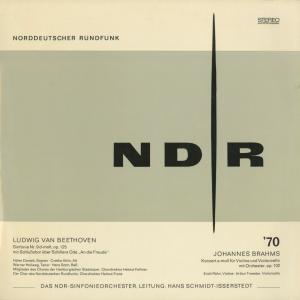 ＜中古クラシックLPレコード＞ベートーヴェン：交響曲9番「合唱」，他/Ｈ.シュミット・イッセルシュテット指揮北ドイツ放送ｓｏ.　Ｈ.ドナート（ｓ）他