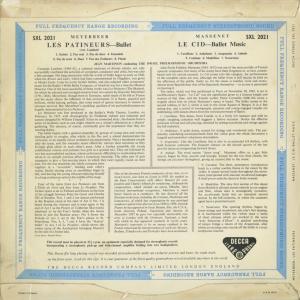 <中古クラシックLPレコード>バレエ音楽集/マ...の詳細画像1