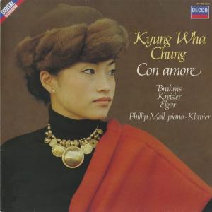 ＜中古クラシックLPレコード＞「Con amore」クライスラー，ヴィエニャフスキ，ドビュッシー，ブラームス，他/Ｋ.Ｗ.チョン（ｖｎ）Ｐ.モル（ｐｆ）/417 2891