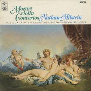 ＜中古クラシックLPレコード＞モーツァルト：ヴァイオリン協奏曲4番K.218，5番K.219「トルコ風」/Ｎ.ミルシテイン（ｖｎ）フィルハーモニアｏ.