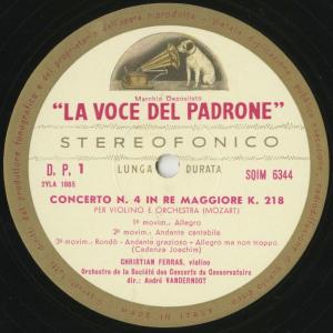 <中古クラシックLPレコード>モーツァルト:ヴ...の詳細画像2