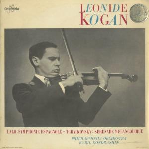＜中古クラシックLPレコード＞ラロ：スペイン交響曲Op.21，チャイコフスキー：憂鬱なセレナーデ/Ｌ.コーガン（ｖｎ）Ｋ.コンドラシン指揮フィルハーモニアｏ.