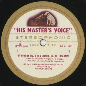 <中古クラシックLPレコード>ブラームス:交響...の詳細画像2