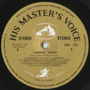 <中古クラシックLPレコード>ワーグナー:ロー...の詳細画像3